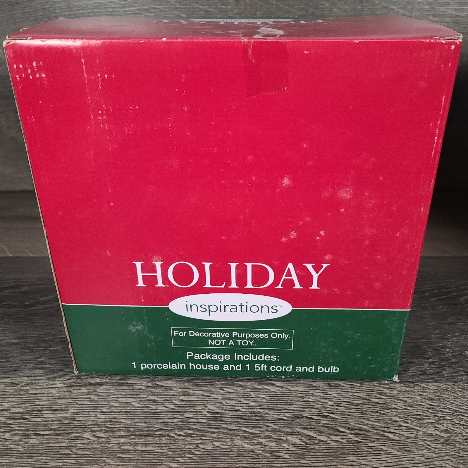 Holiday Inspirations Towne Series Lighted Red Brick House