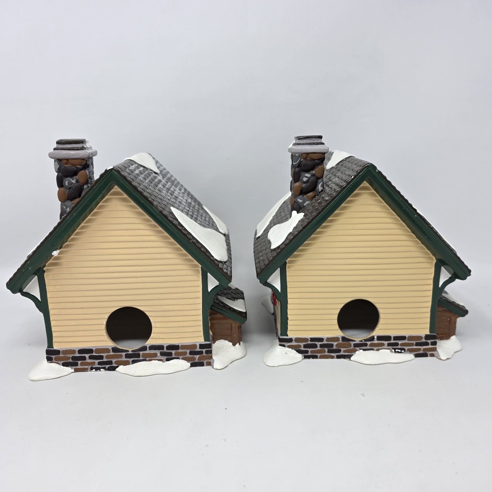 Dept 56 Snow Village Fisherman’s Nook Resort & Cabins 54067 & 54615 Vtg in Box