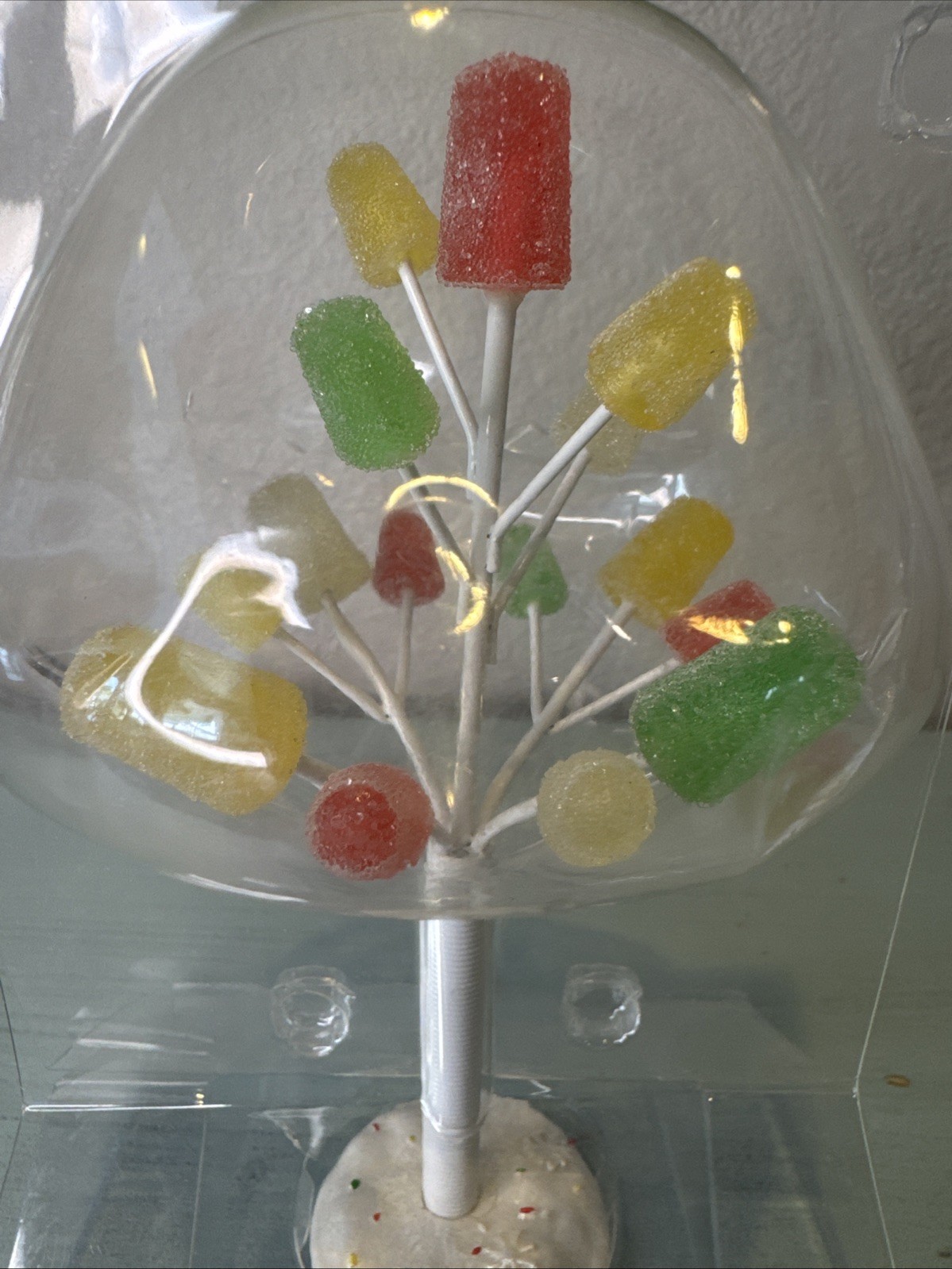 Holiday Time Candy Gumdrop Tree 6.5” Christmas Village Decor 74476 w Packaging