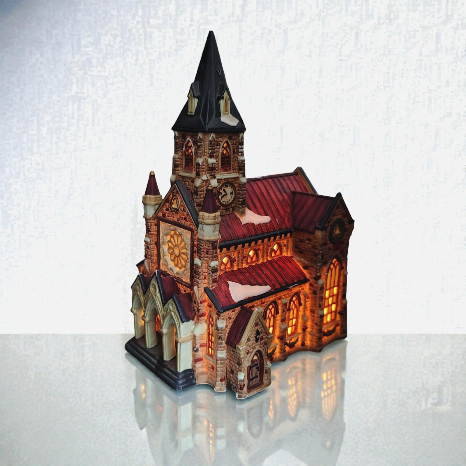 Dickens Collectable Victorian Christmas Porcelain Church Lighted NO original BOX
