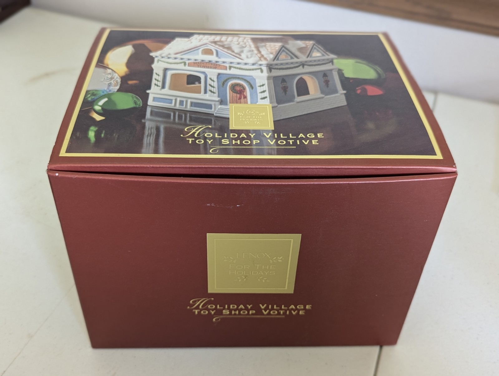 LENOX Holiday Village TOY SHOP VOTIVE Christmas Main Street Candle Holder