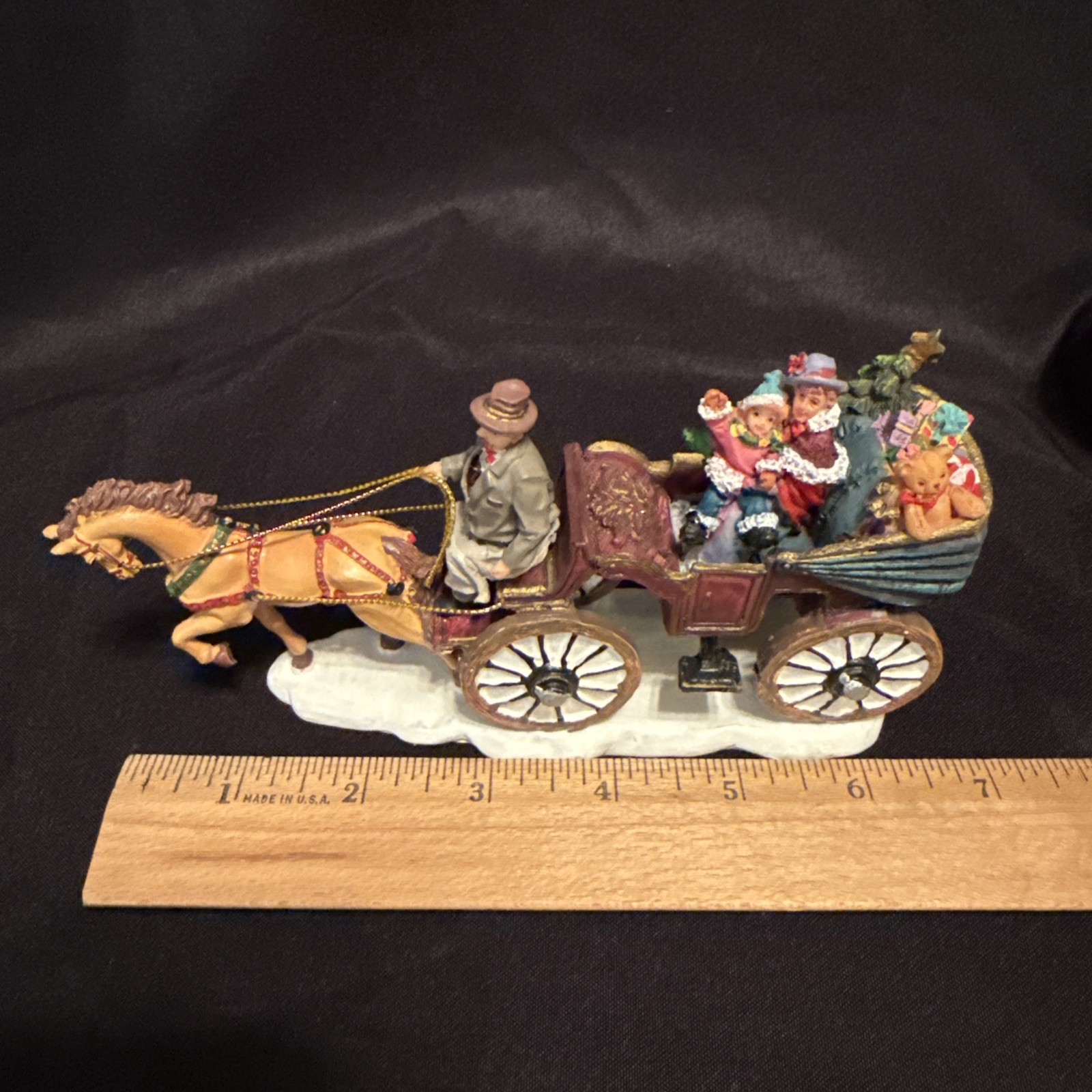 2006 Members Mark Victorian Christmas Village Replacement HORSE DRAWN CARRIAGE