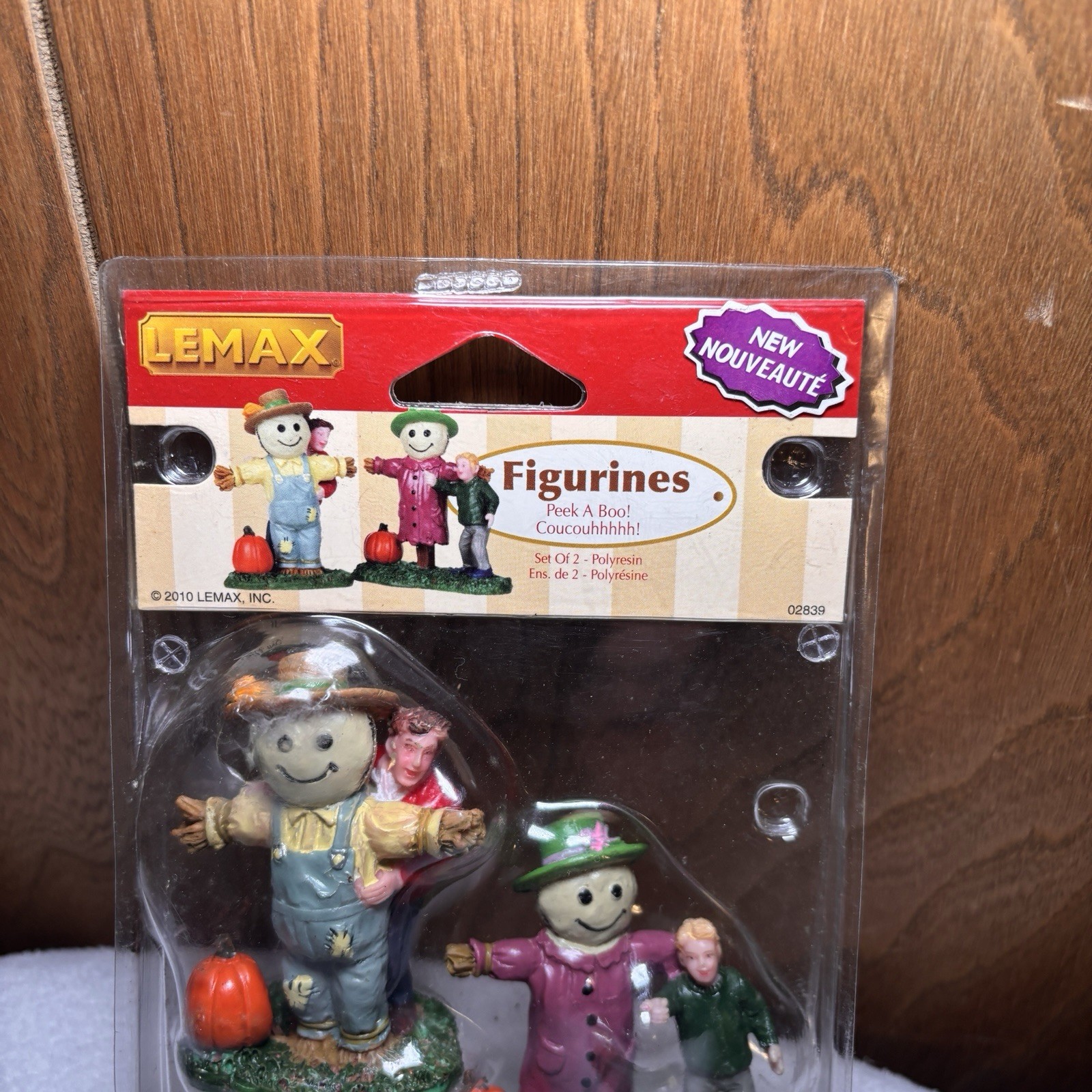 Lemax Village Figurines Peek A Boo 02839 Fall Harvest Scarecrow Set NIB