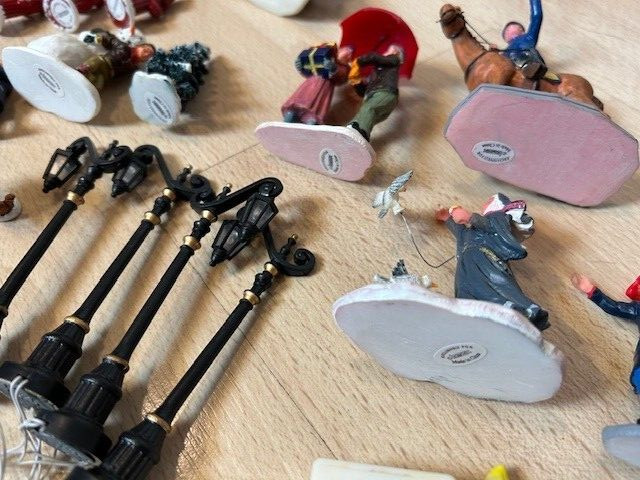 Lemax Christmas Village Figurines and Accessories – Over 70 Pieces!!