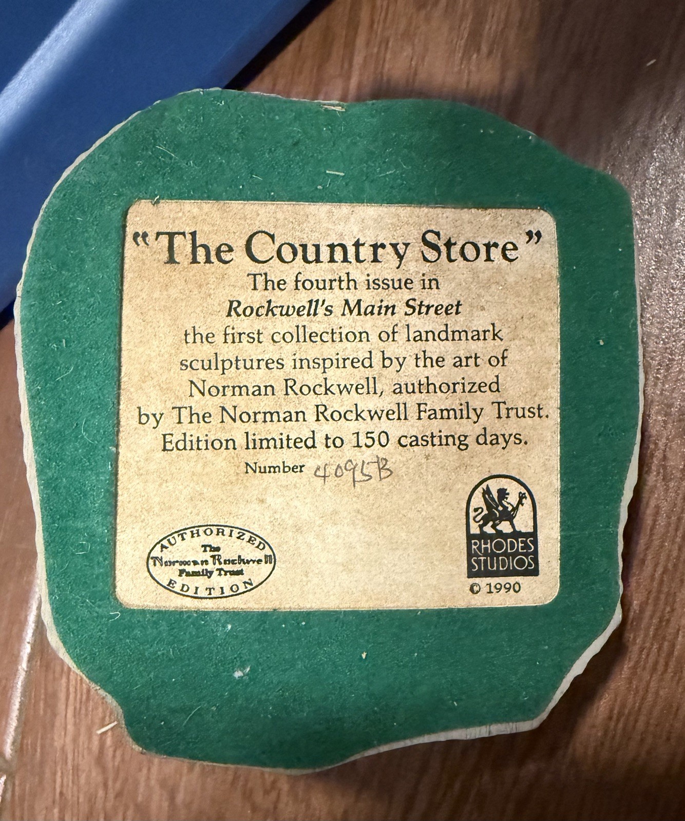 Vintage Rockwell’s Main Street Christmas Village The Country Store Rhodes.