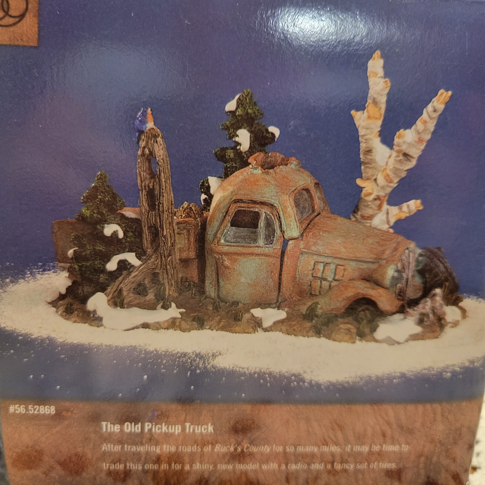 NEW Dept 56 Buck’s County The Old Pickup Truck Snow Village Accessory #56.52868