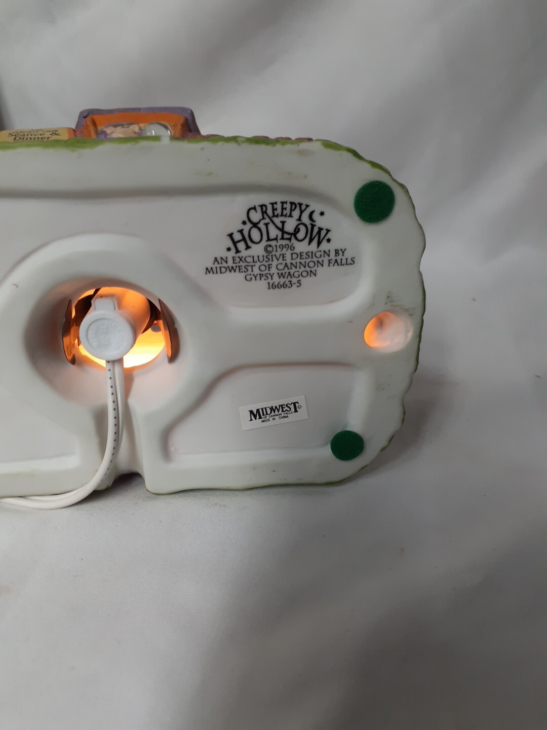 Midwest Cannon Falls Creepy Hollow Caravan Lighted Gypsy Village Wagon, Lights!