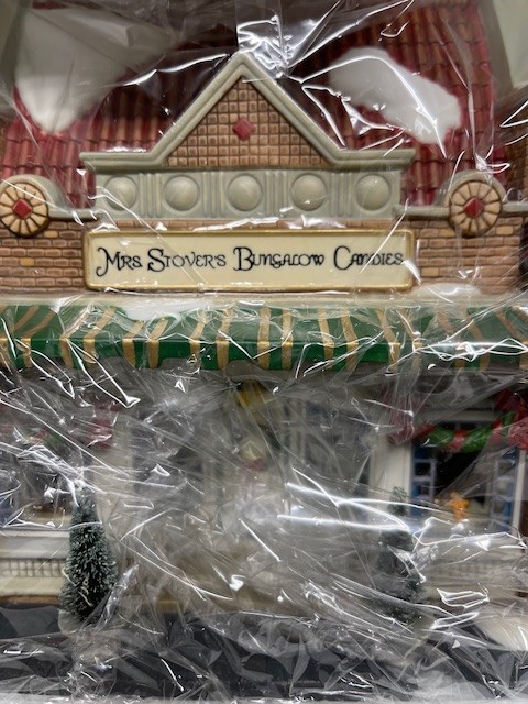 Department 56 Christmas in the City “Mrs Stover’s Bungalow Candies” Brand New