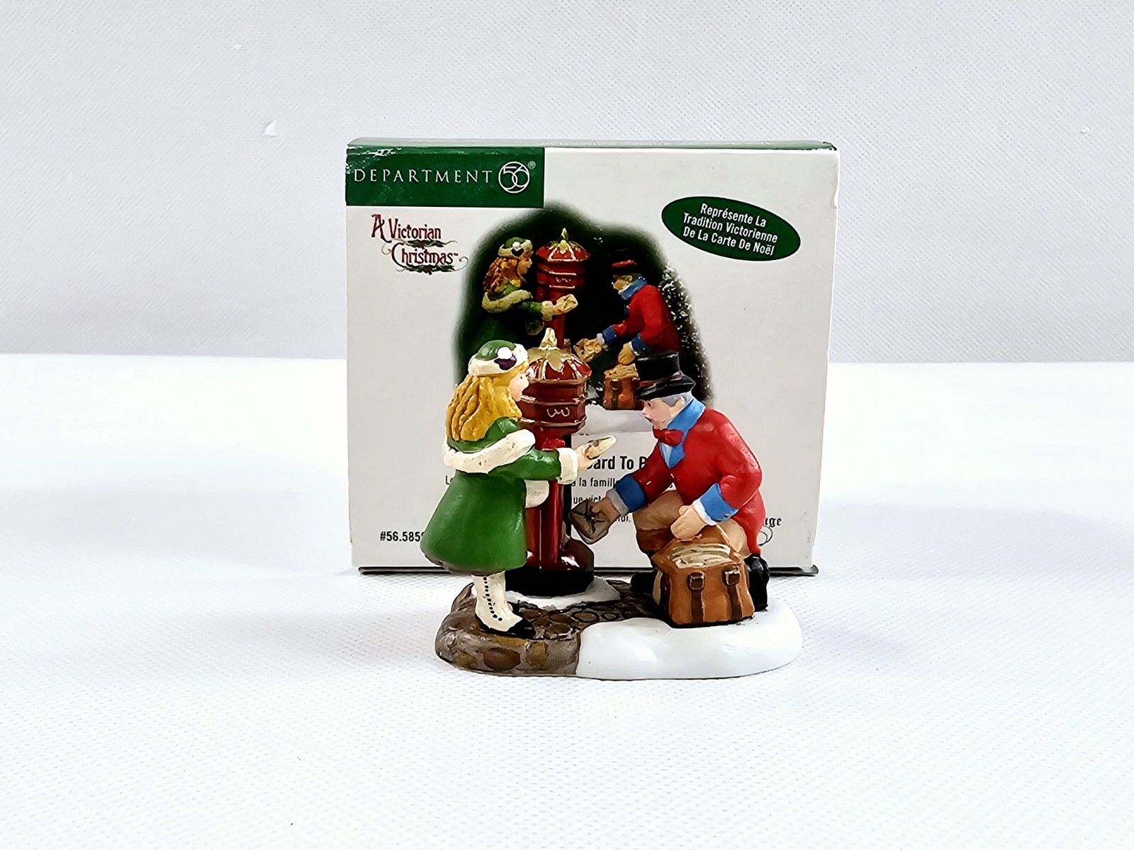 Dept 56 Heritage Village One More Christmas Card to Post Please Victorian 58596