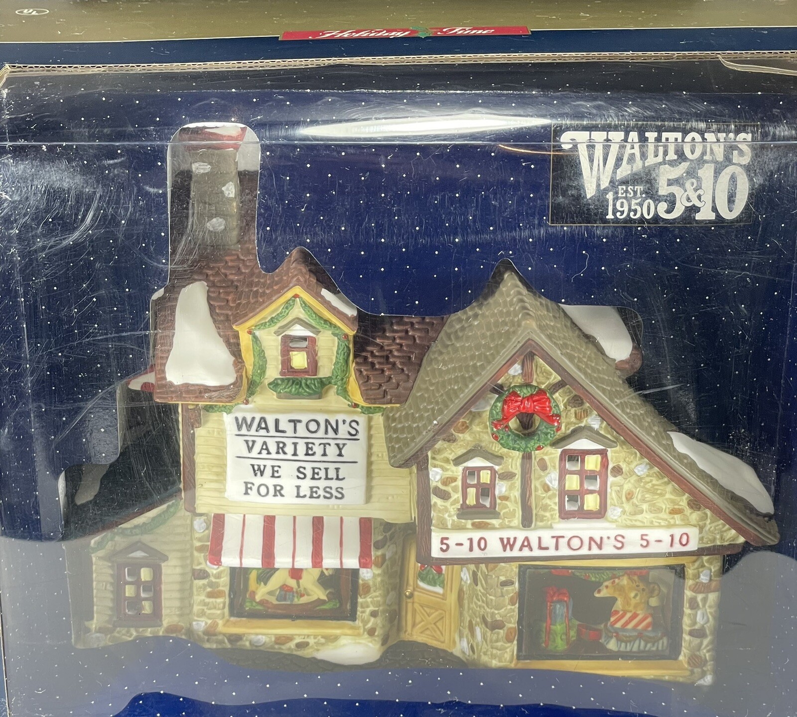 NEW Vintage Holiday Time Lighted Village Collectibles – WALTON’S 5&10 Variety