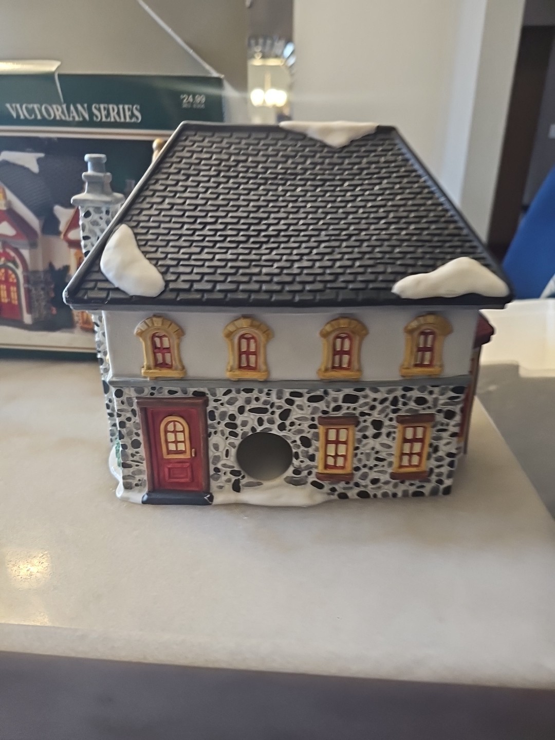 Dickens Collectables Hand Painted Porcelain Lighted House Victorian Series 1997