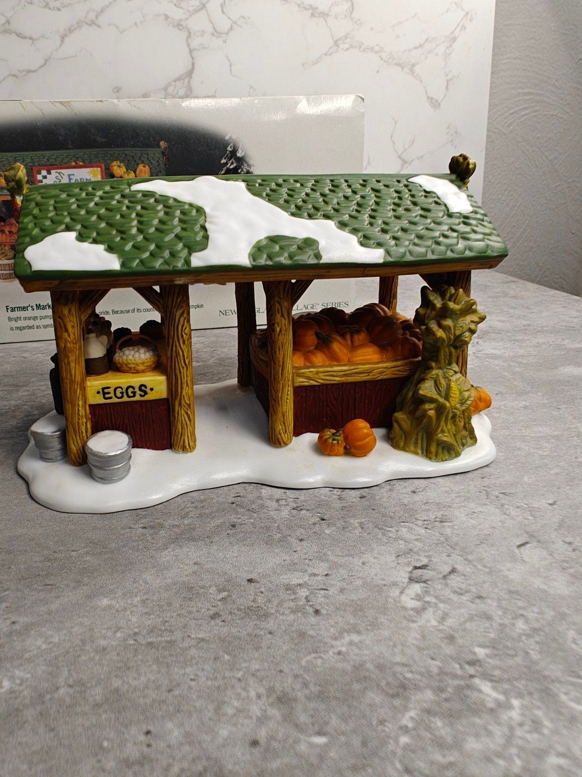Department 56 Farmer’s Market Set of 2 Harvest New England Village Christmas