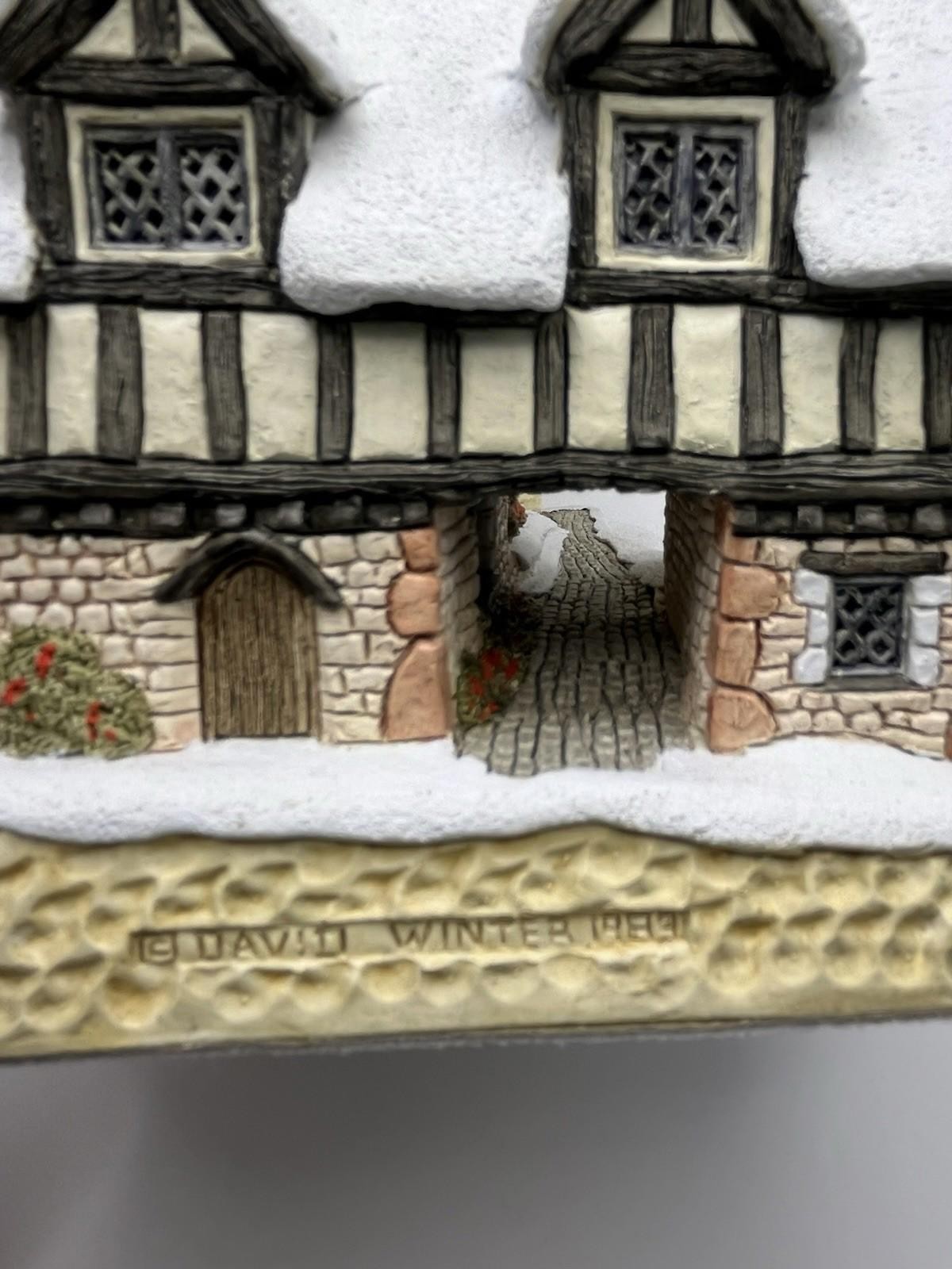 David Winters Vintage Cottage 1989 Dickens Christmas A Christmas Carol