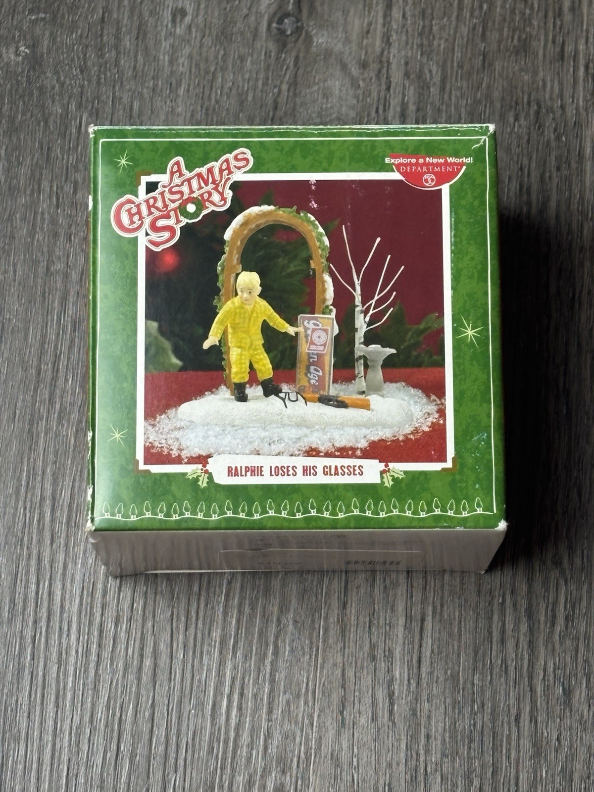 Department 56 A Christmas Story Ralphies Loses His Glasses Figure W/ Box
