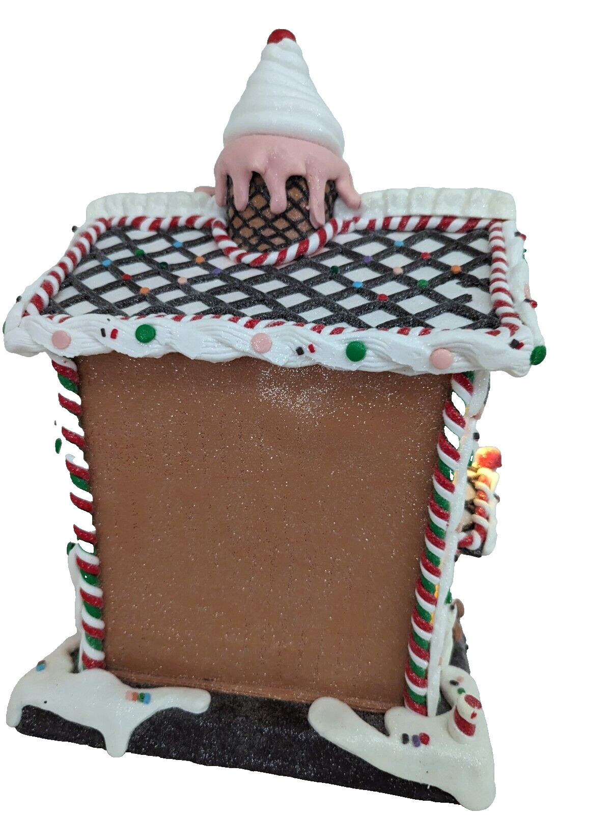 Kurt Adler 14″ Battery-Operated Light-Up Gingerbread House Table Piece