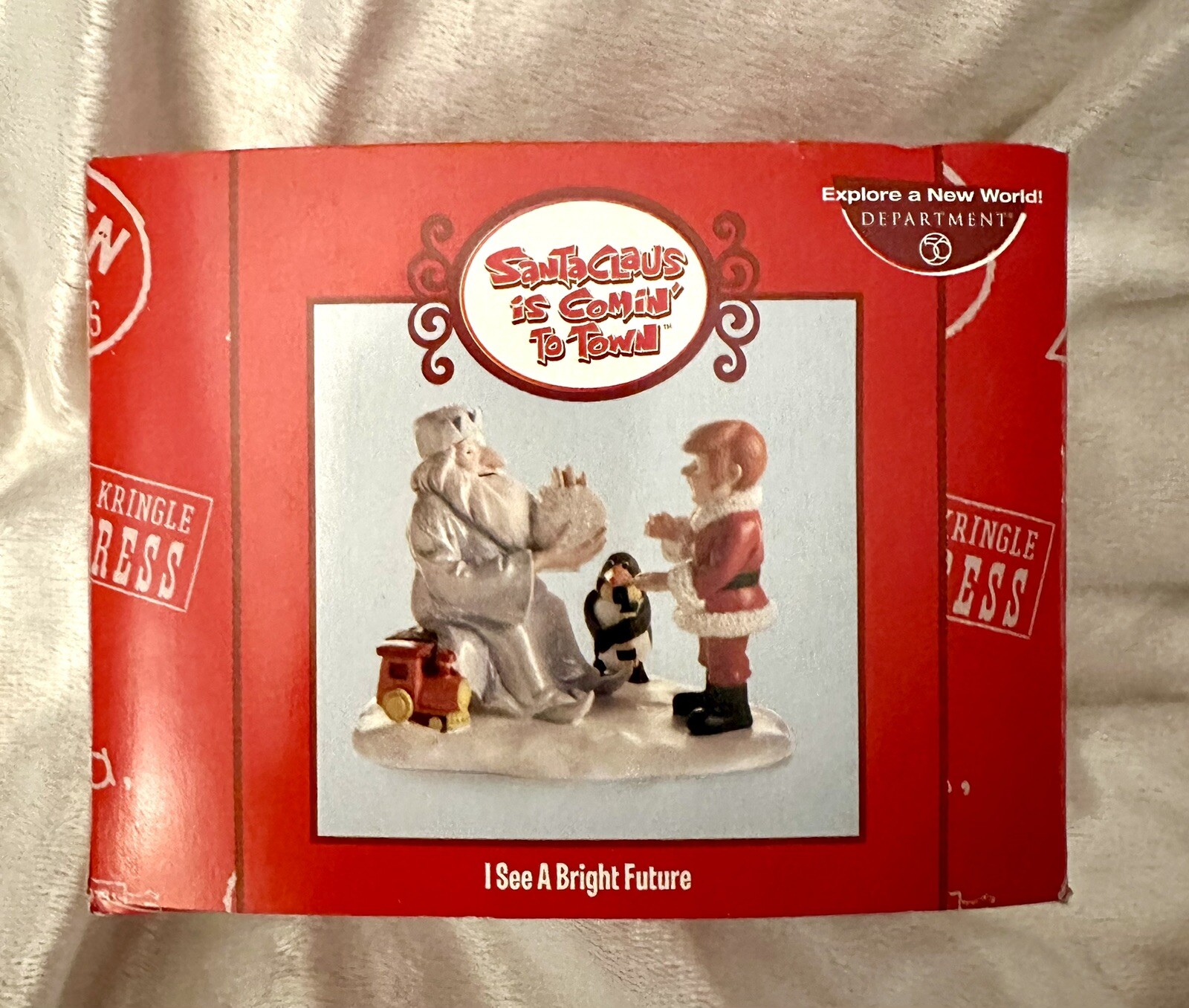 Department 56 “Santa Claus Is Coming To Town”. I See A Bright Future. Rare.