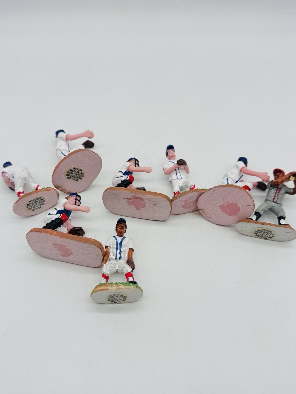 Lemax Baseball Buddies Figurine Set of 8 Figures Retired Set 82601 Americana