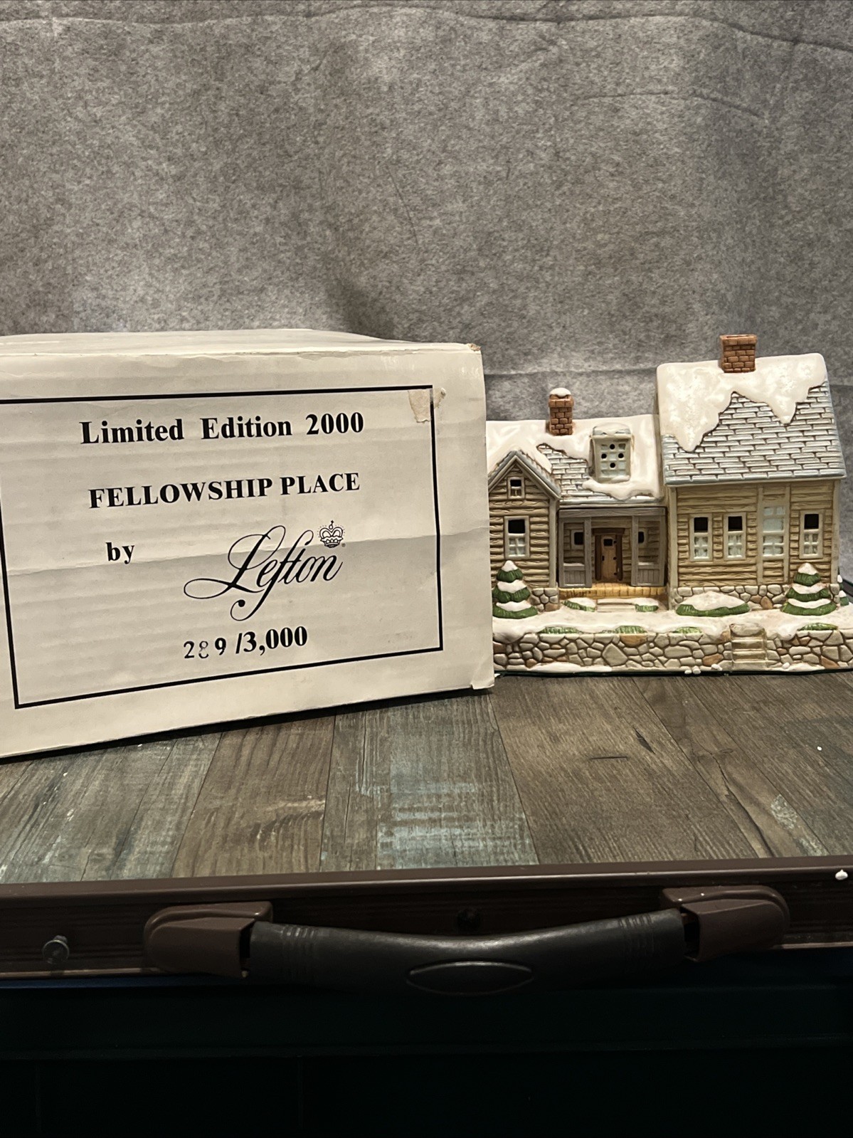 Lefton FELLOWSHIP PLACE 289 Limited Edition Numbered Colonial Village