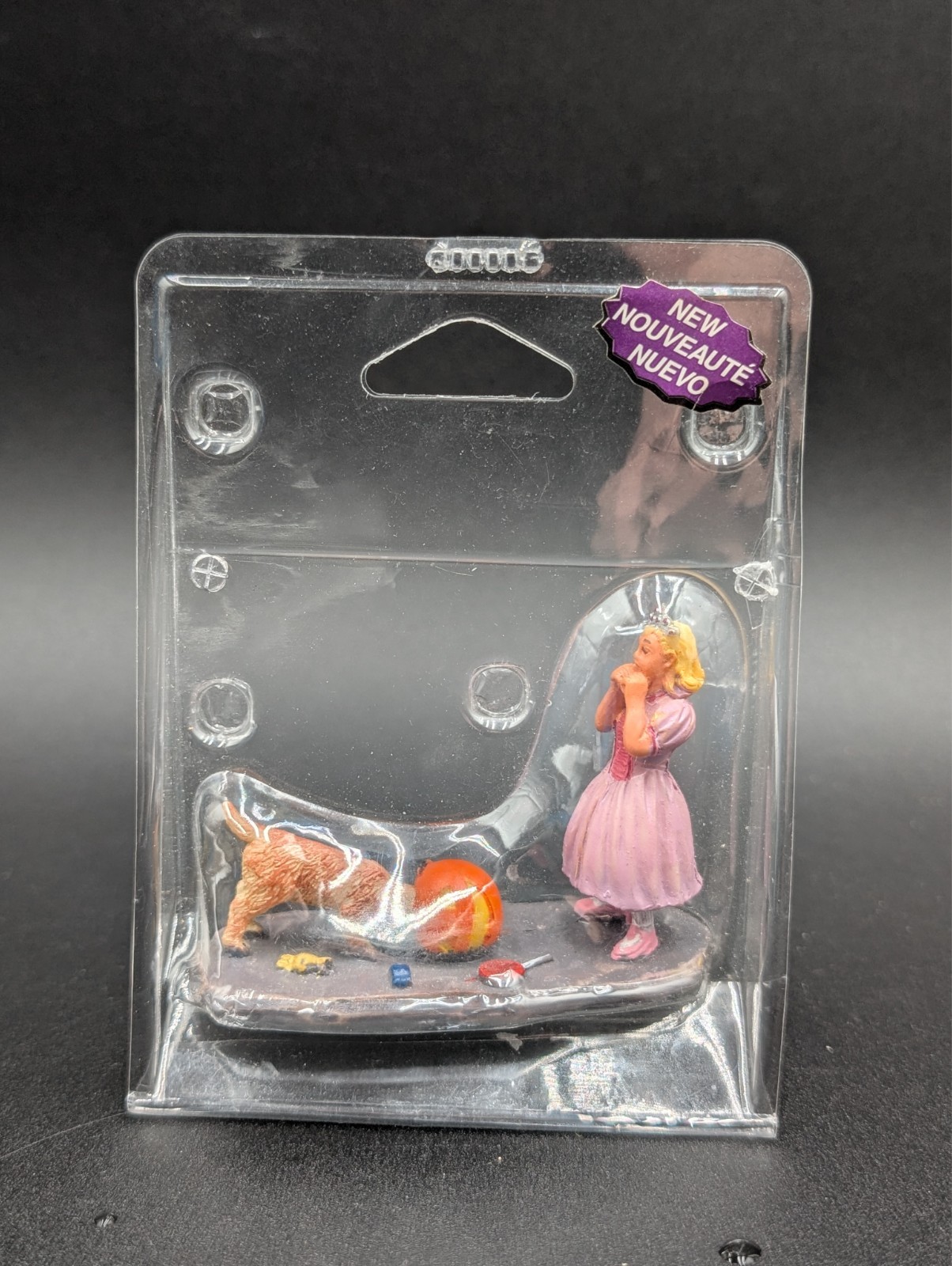 Lemax candy theif princess dog Halloween Village accessory