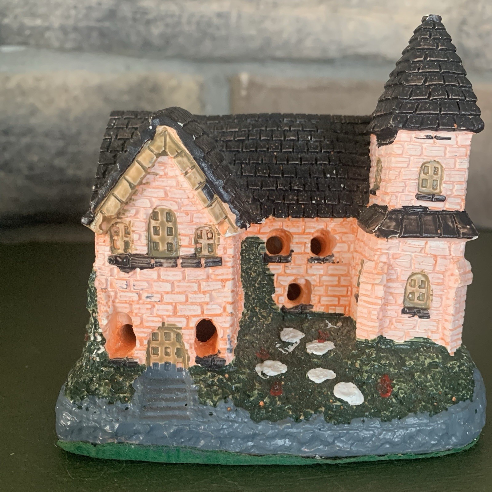 Vintage Lighted Cottage Charmers Church Battery Operated 4.25”