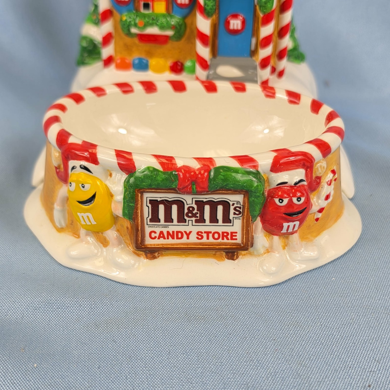 Dept 56 M&M’s Candy Store Lighted Candy Dish Village Accessory 2004 Working