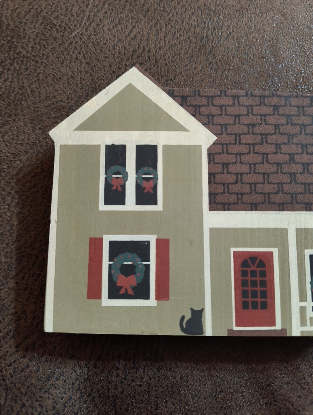 OLMSTEAD HOUSE OHIO WESTERN RESERVE CHRISTMAS CAT’S MEOW VILLAGE 1985 SIGNED