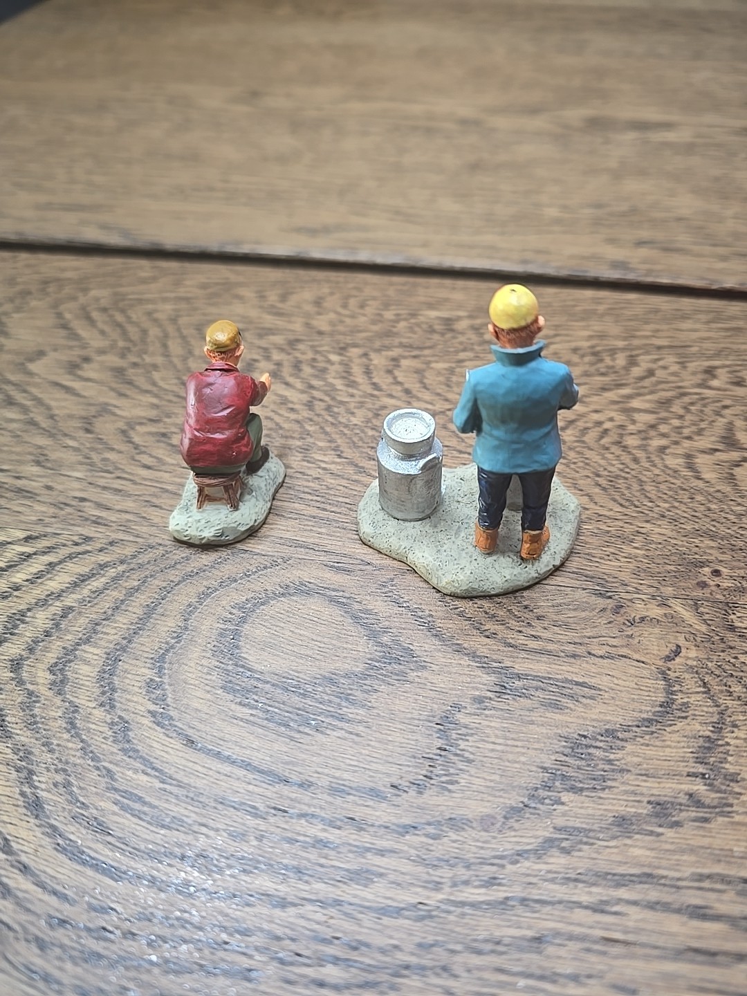 Lemax #12500 Village Collection Milking Chores Lot MISSING COW Retired 2011