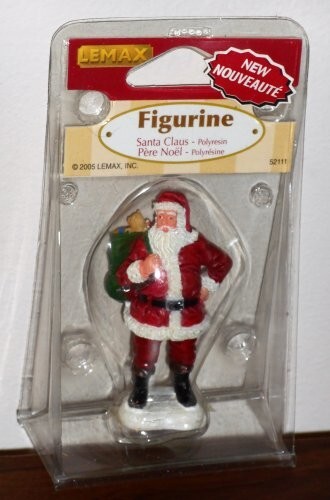 Lemax Christmas Wonderland Village Accessory SANTA CLAUS with SACK FULL of TOYS