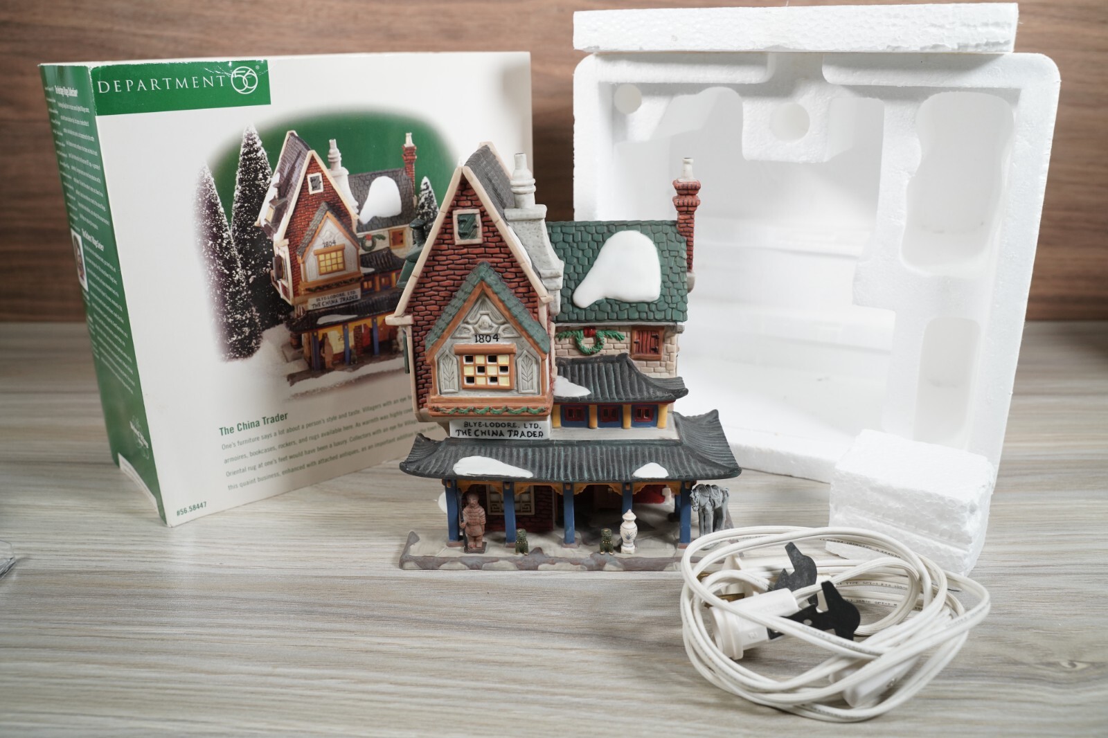 Dept 56 Dickens Village – The China Trader – #56.58447 USED Retired