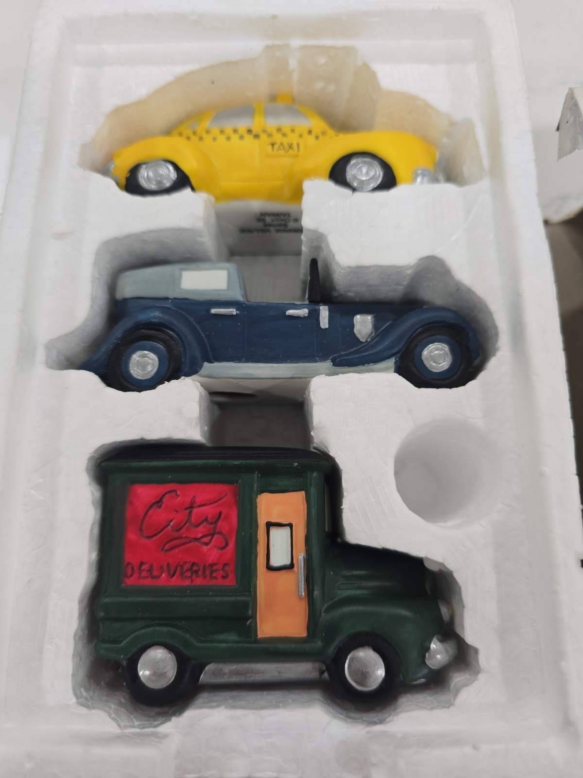 Dept 56 Heritage Village Automobiles Set of 3 #5964-1 Christmas In The City