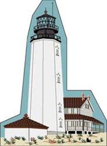 Cat’s Meow Village Cape Henlopen Lighthouse R615 Cape Henlopen DE Wood Sitter