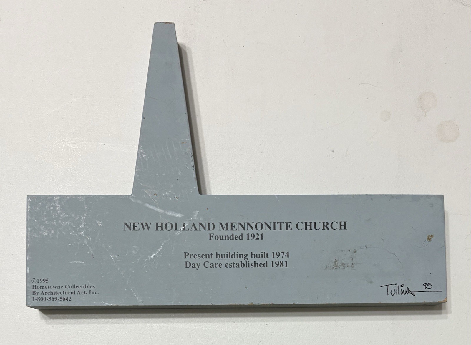 Lot of 8 Wooden Shelf Sitters 1990s New Holland+Nearby PA Bldgs Church, School+
