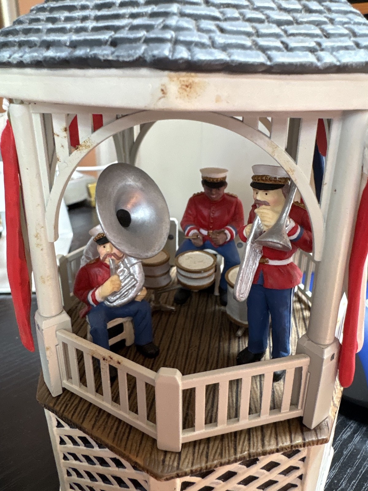 Dept 56 Celebrate America “Stars and Stripes Forever” Gazebo -No Box