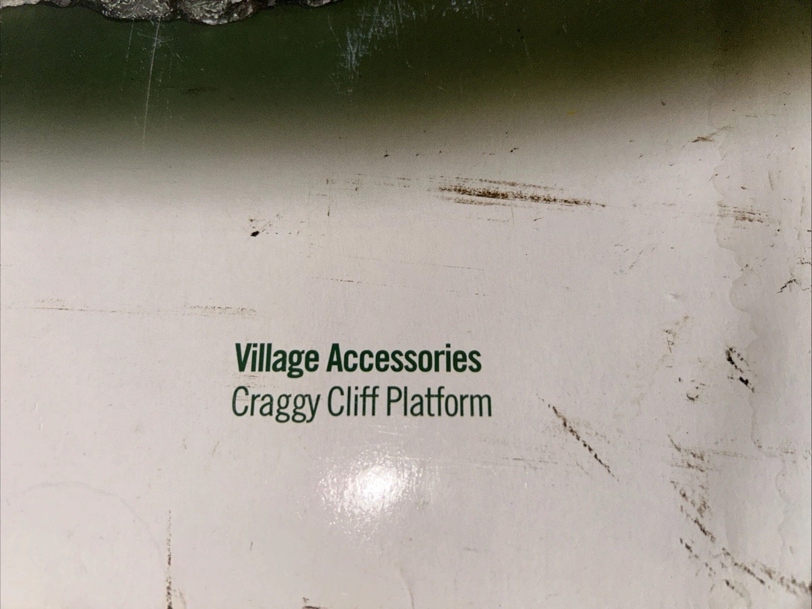 Dept 56 Craggy Cliff Platform #56.52794 Village Accessories NIB Retired Trees