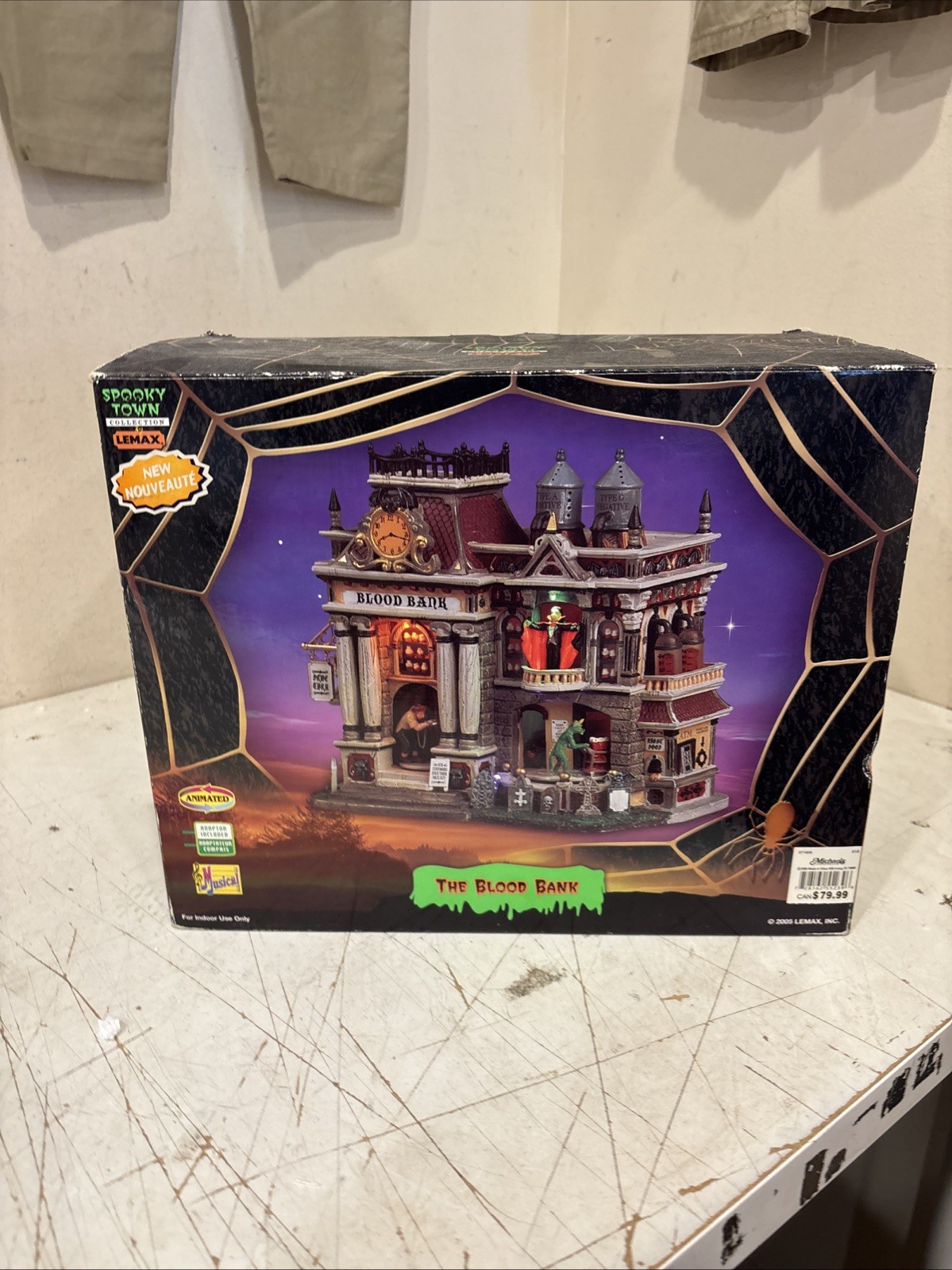 Pumpkin Hollow Blood Bank, Lemax Halloween Village