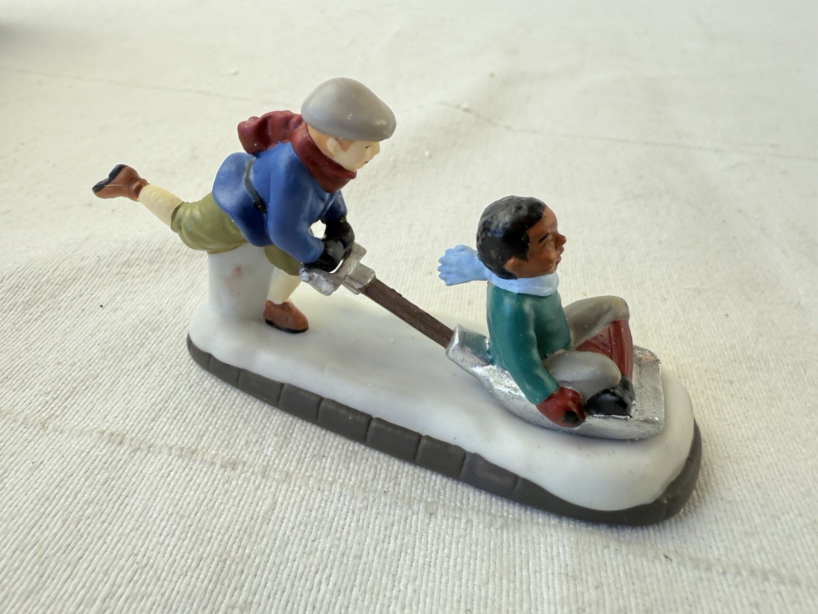 Department 56 Christmas in the City Shoveling Fun #808837 In Box retired