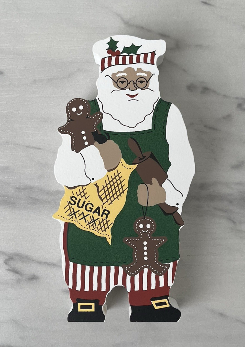 Cat’s Meow Gingerbread Santa Christmas 2000 Celebration of Childhood Numbered