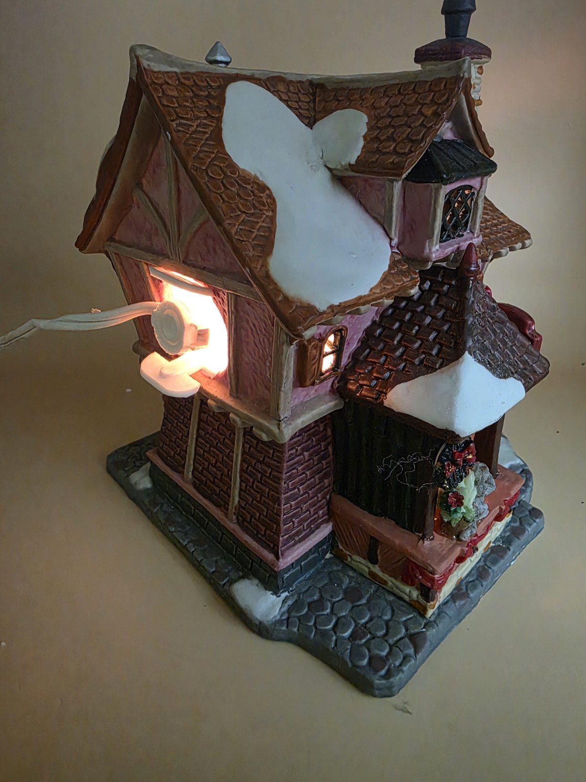 Lemax Coventry Cove Charlotte’s Flower Shop 2003 Porcelain Lighted House In Box