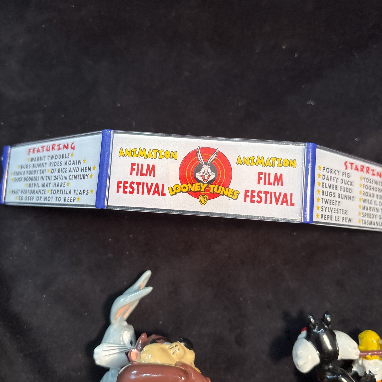 Department 56 Snow Village Looney Tunes Animation Film Festival Nice! Freeship!