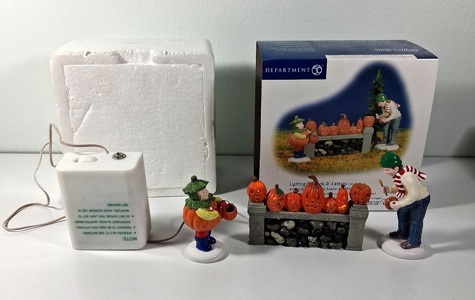 Dept 56 Lighting The Jack-O’-Lantern Pumpkins Halloween Accessory #56.55117