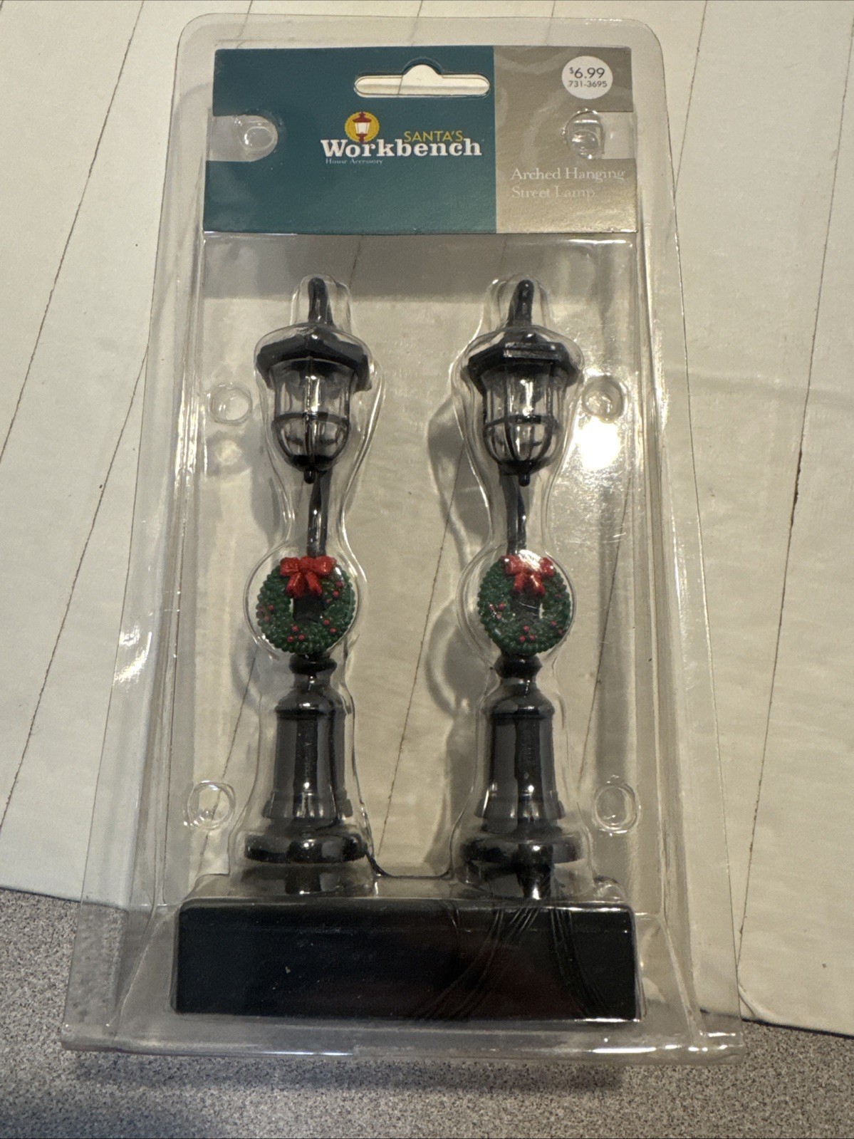 SANTA’S WORKBENCH House Accessory New Pack ARCHED HANGING STREET LAMP #731-3695