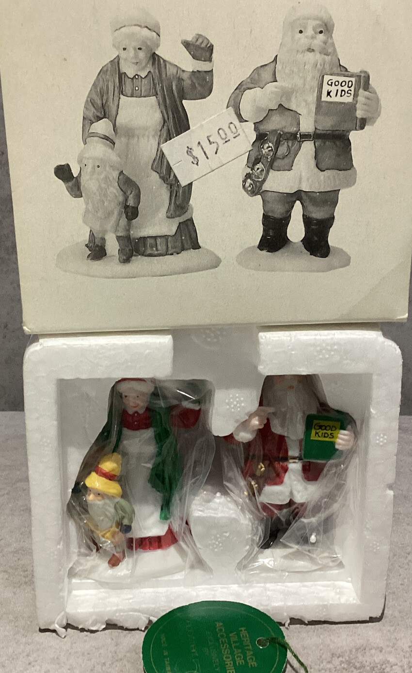 Dept 56 Heritage Village Santa & Mrs. Claus 5609-0