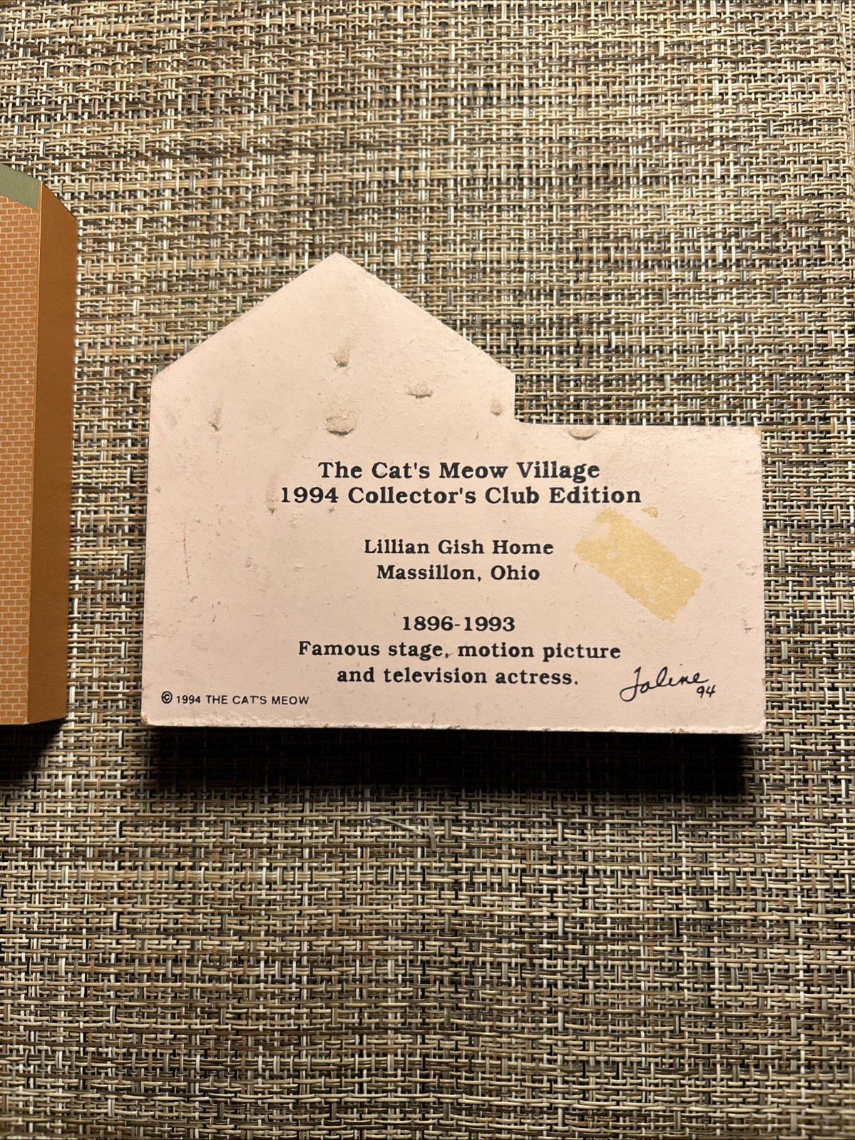Vintage 1991-93 The Cat’s Meow Lot Of 3 Osbahr’s Upholstery Gish Home Frank Hall