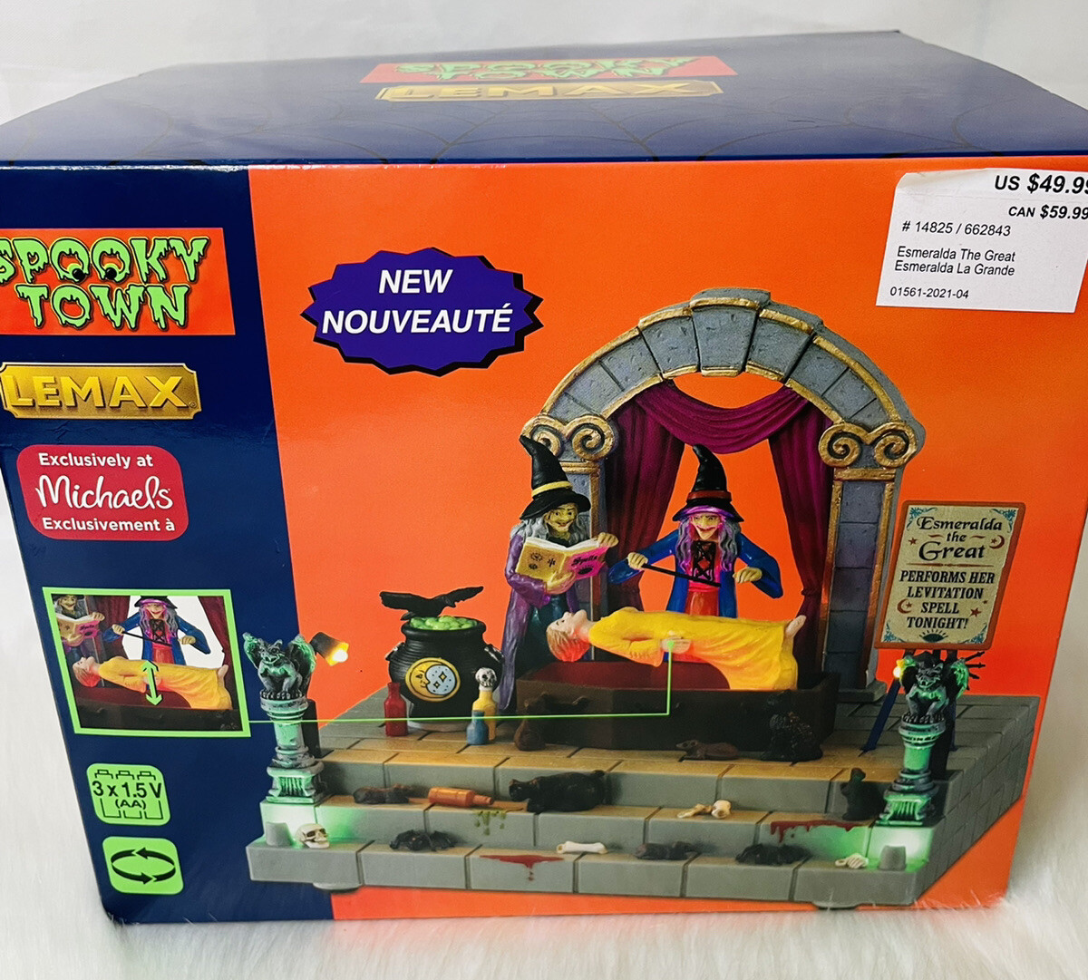 NEW Lemax Spooky Town Esmeralda the Great 2021 Lighted Table Accent Display