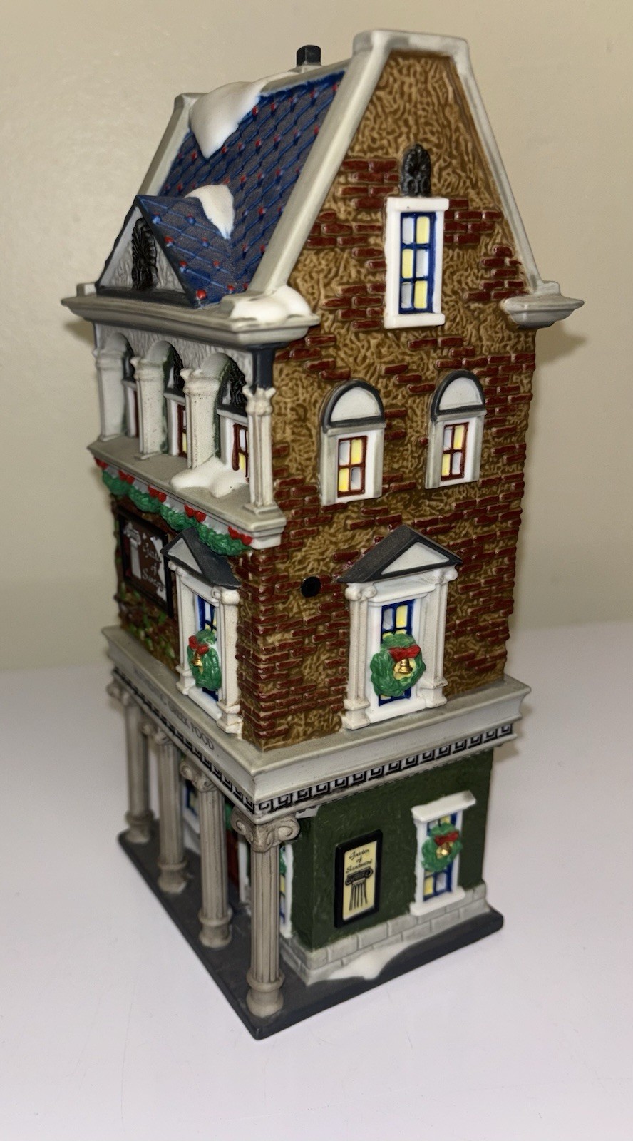 Dept 56 Garden of Santorini Christmas in the City Series No Light Or Sign READ
