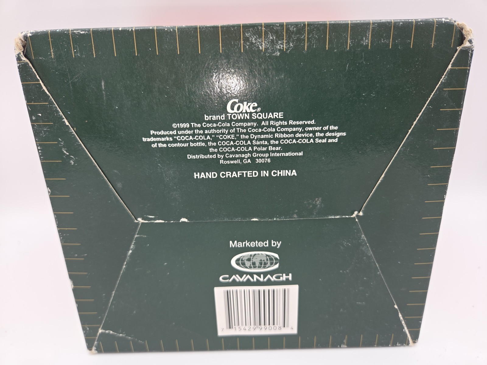 Coca-Cola Town Square Collection Round the Square Sleigh Rides 1997 EXCL NIB