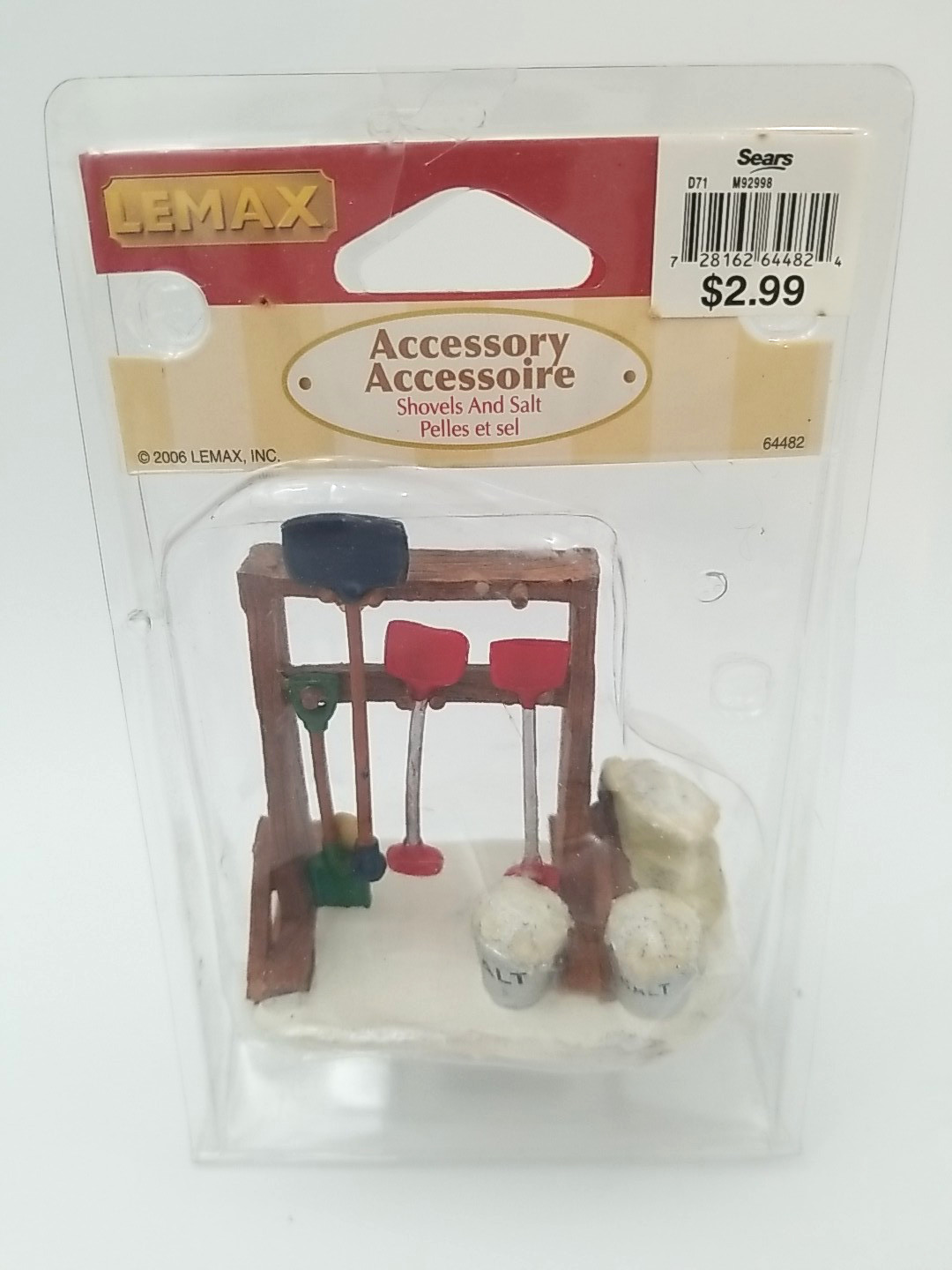 Lot of 8 Vintage Lemax Miniature Christmas Accessories