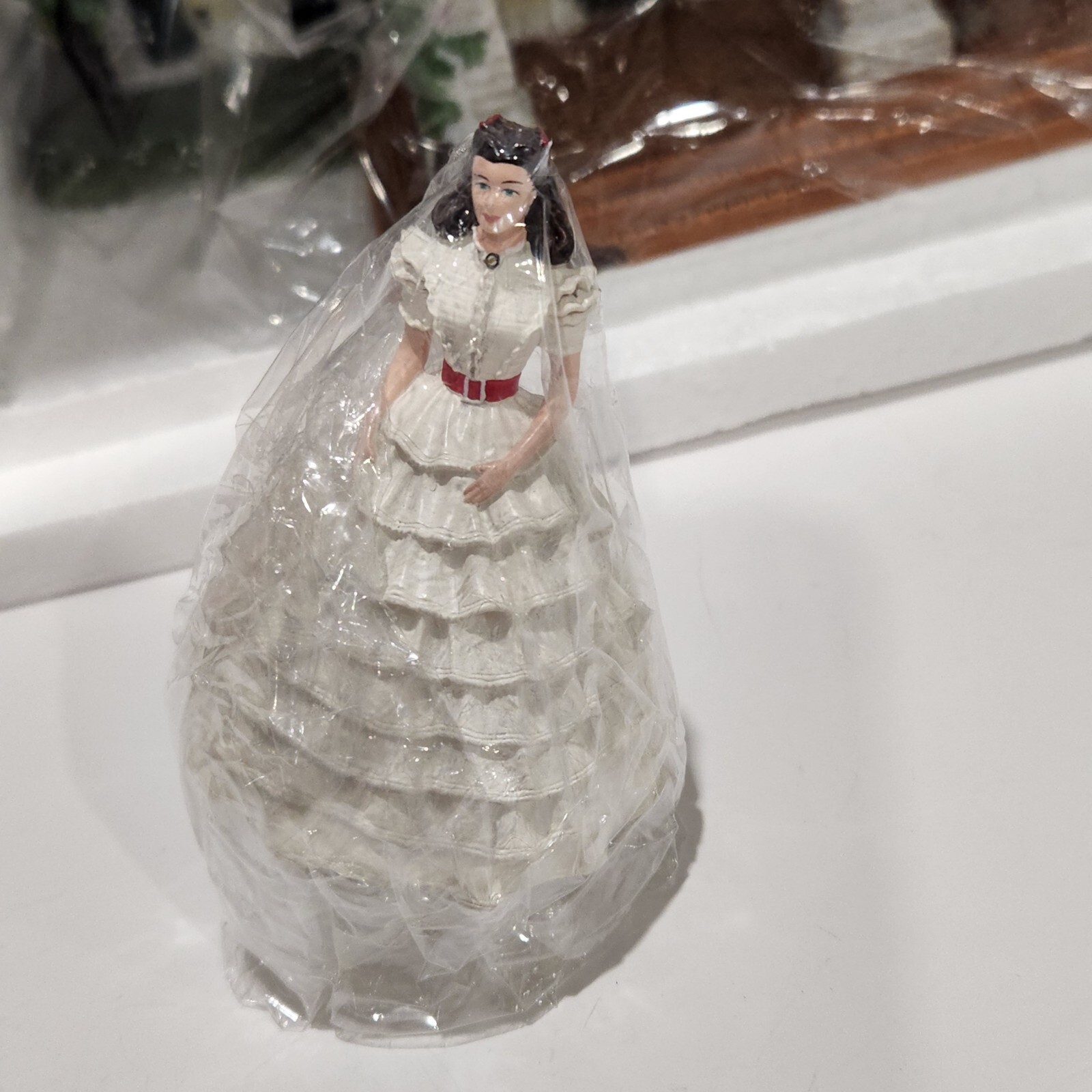 Department 56 GONE WITH THE WIND Christmas Village House w/Scarlett O’Hara -READ