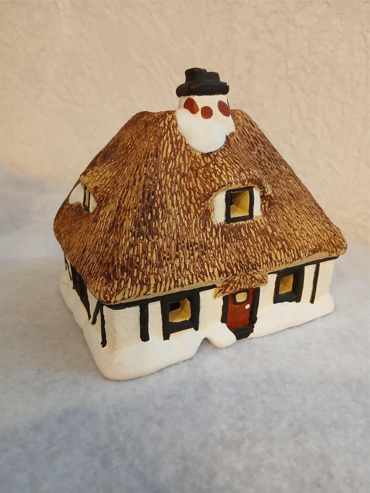 RARE VINTAGE WEE CRAFTS ENGLISH COUNTRY COTTAGE CHRISTMAS VILLAGE HOUSE DECOR
