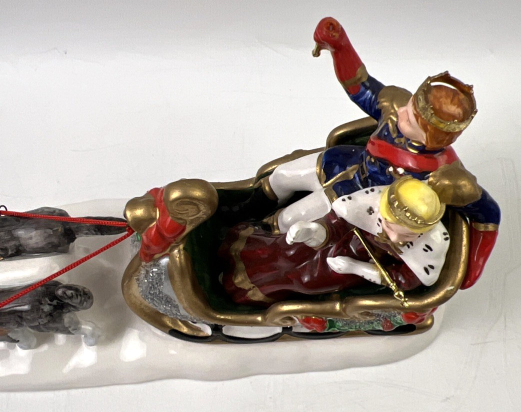 Dept. 56 – Snow Village – “Snow Carnival King & Queen” – #5486-9 : BELOW